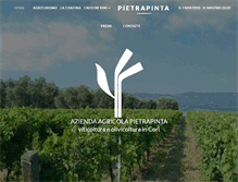 Tablet Screenshot of pietrapinta.com